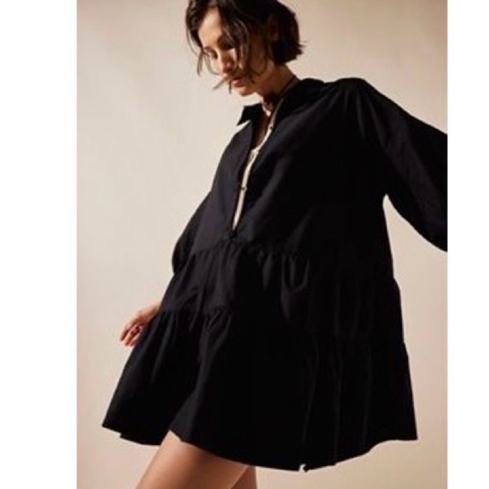 Free People Black Mini Dress